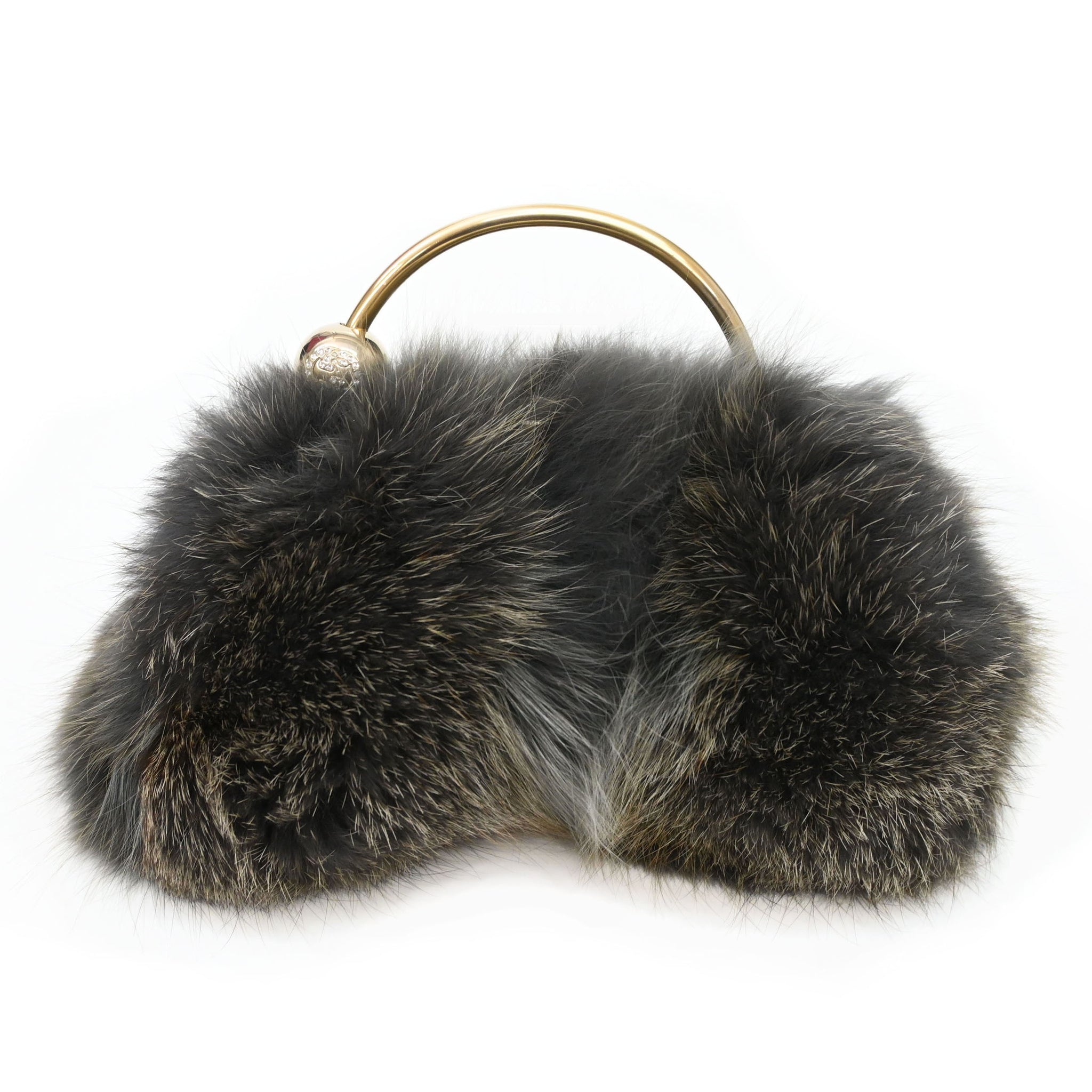 GUCCI グッチ フォックスファー ハンドバッグ P1970V – VINTAGE GUCCI グッチ フォックスファー ハンドバッグ P1970V – VINTAGE