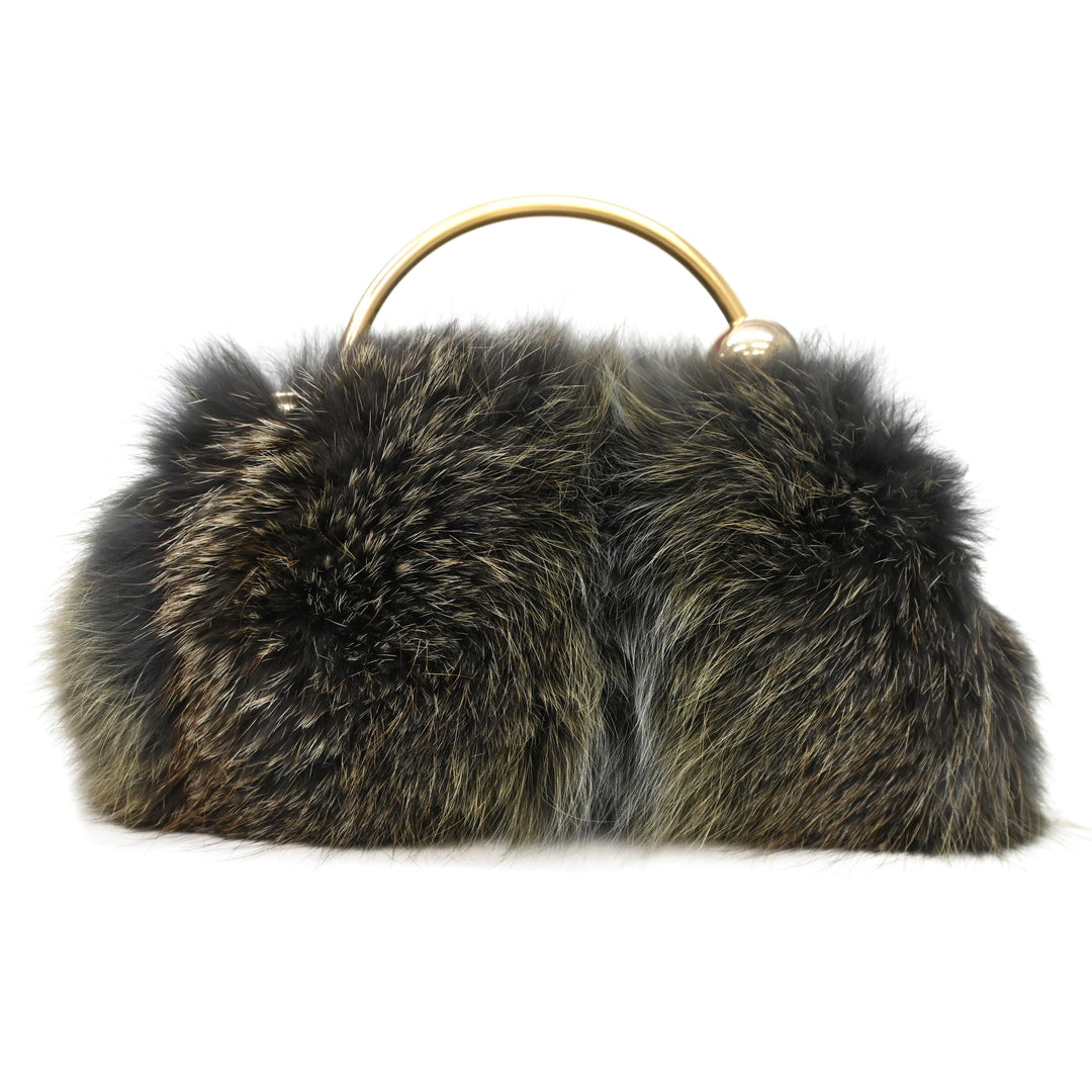 GUCCI Gucci Fox Fur Handbag P1970V