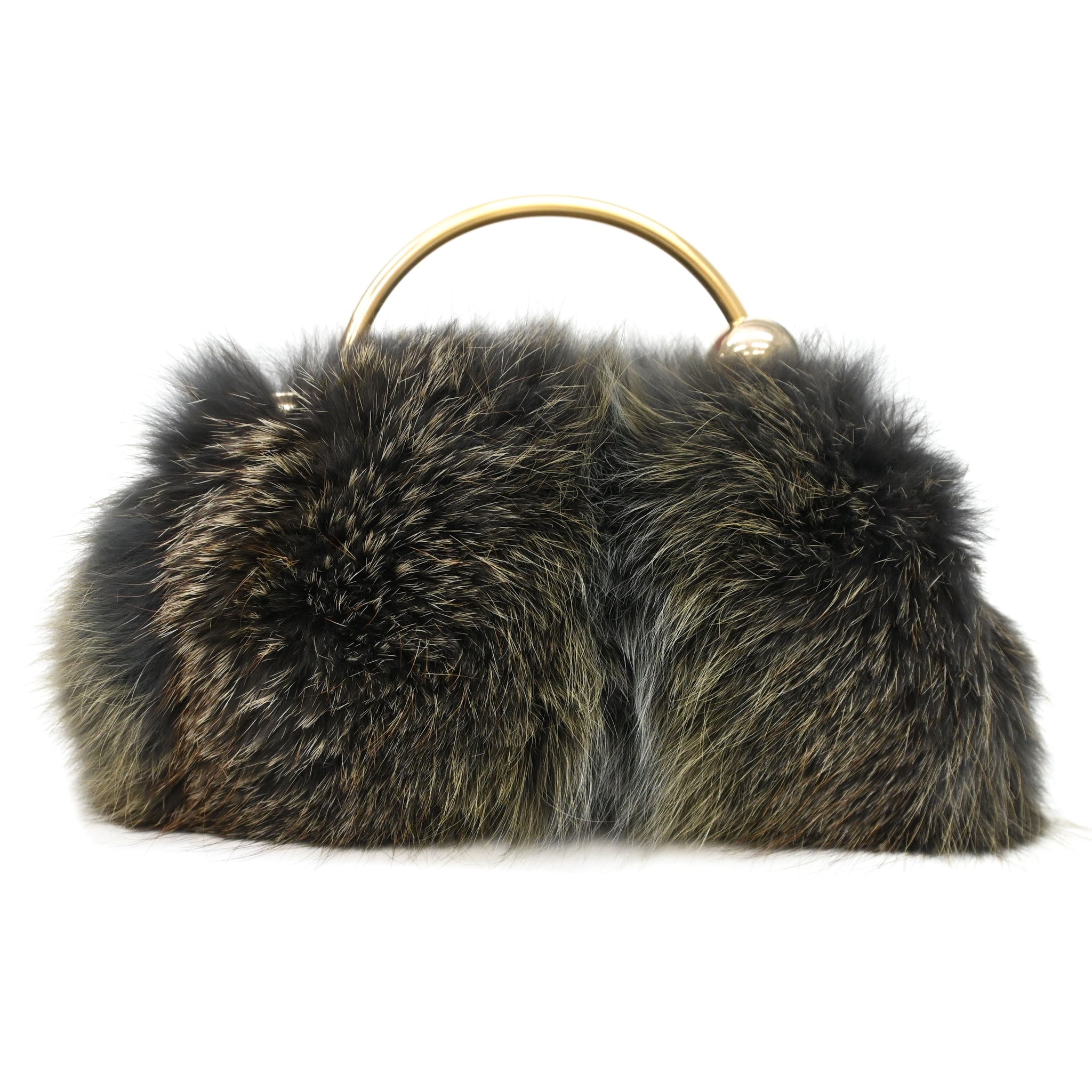GUCCI グッチ フォックスファー ハンドバッグ P1970V – VINTAGE