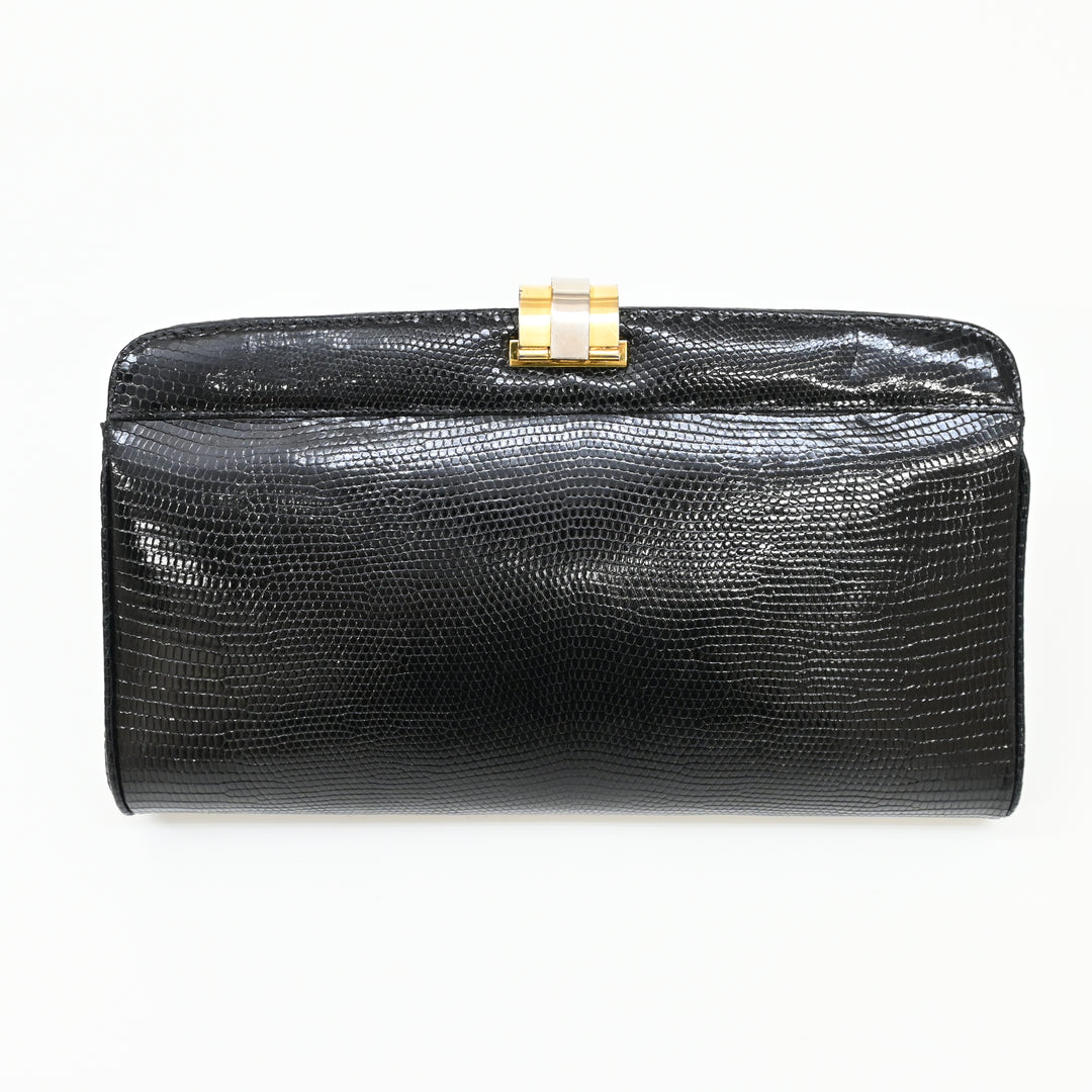 Gucci Gucci蜥蜴离合器袋P8305V