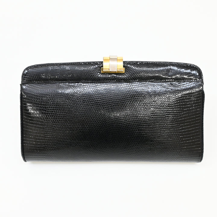 Gucci Gucci蜥蜴离合器袋P8305V