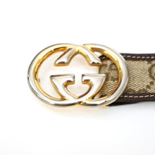 Load image into Gallery viewer, *GUCCI Gucci Old Gucci GG Pattern Double G Belt P27812V
