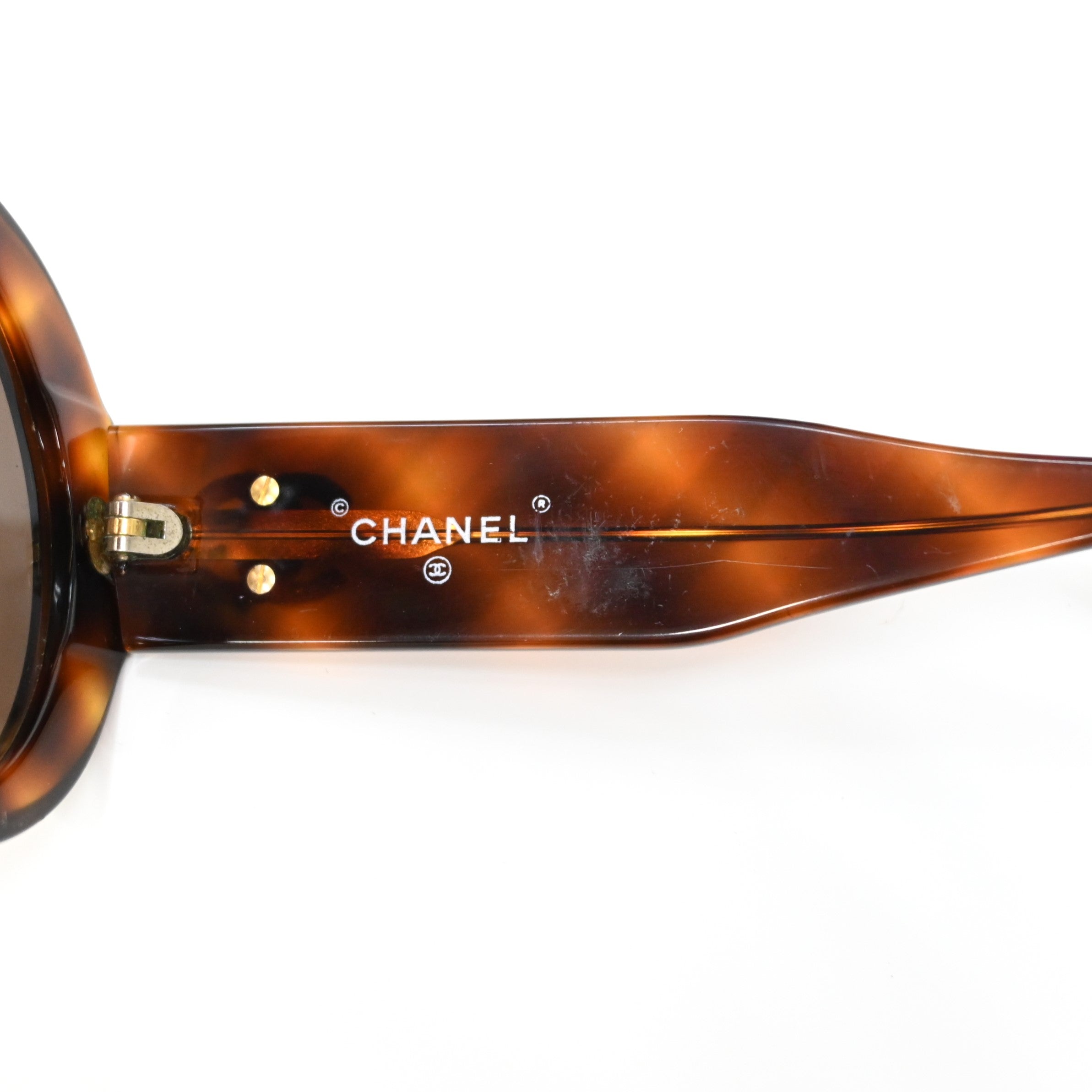 CHANEL Chanel Coco Mark Torteto Sunglasses 0014 80 P810V – VINTAGE