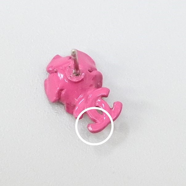 00 CHANEL 耳环山茶花标记