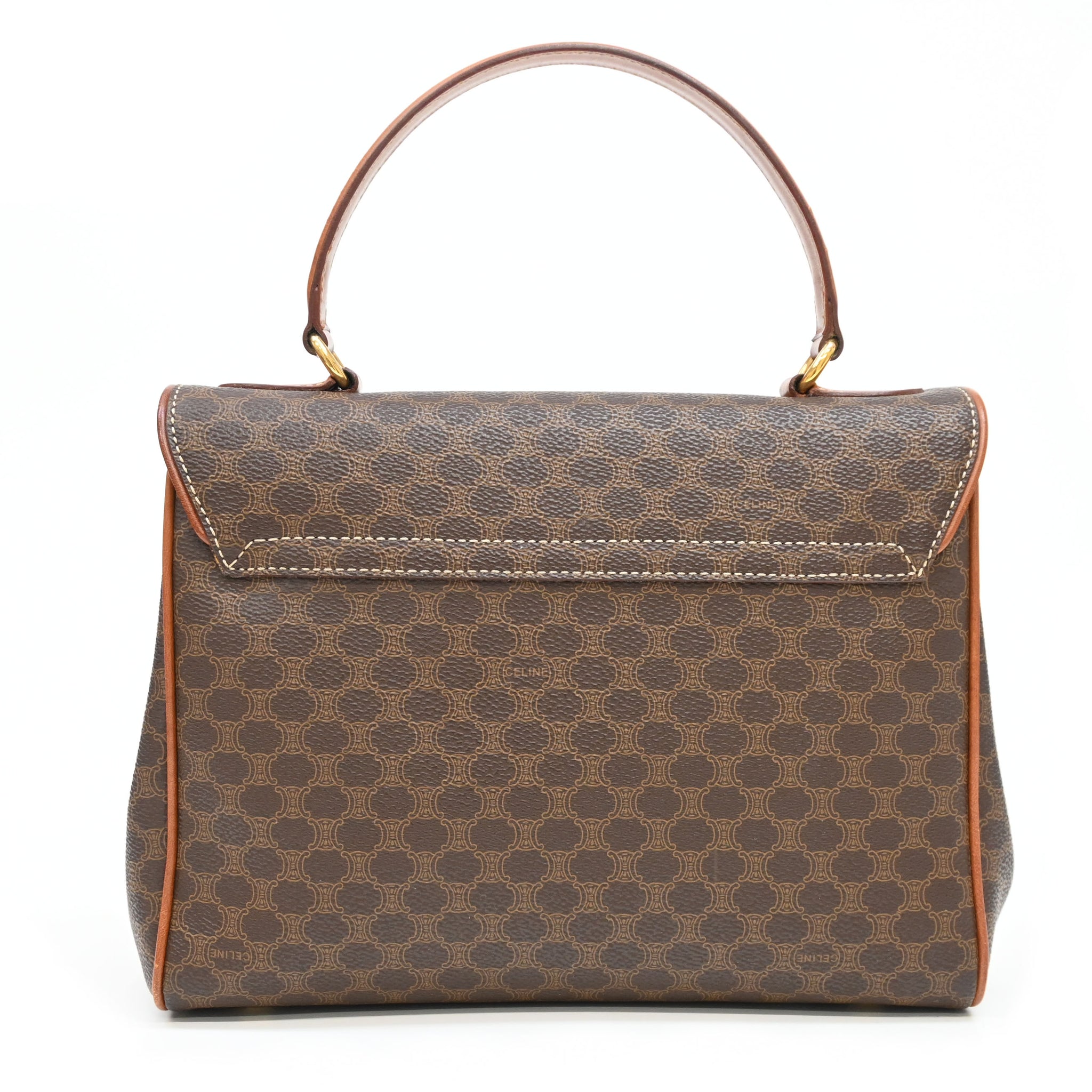 bros　CELINE セリーヌ　マカダム柄　トリオンフ　モノグラム CELINE セリーヌ マカダム柄 トリオンフ ハンドバッグ P43378V
