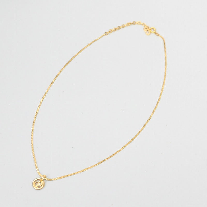 Christian Dior ネックレス CDロゴ　サークル