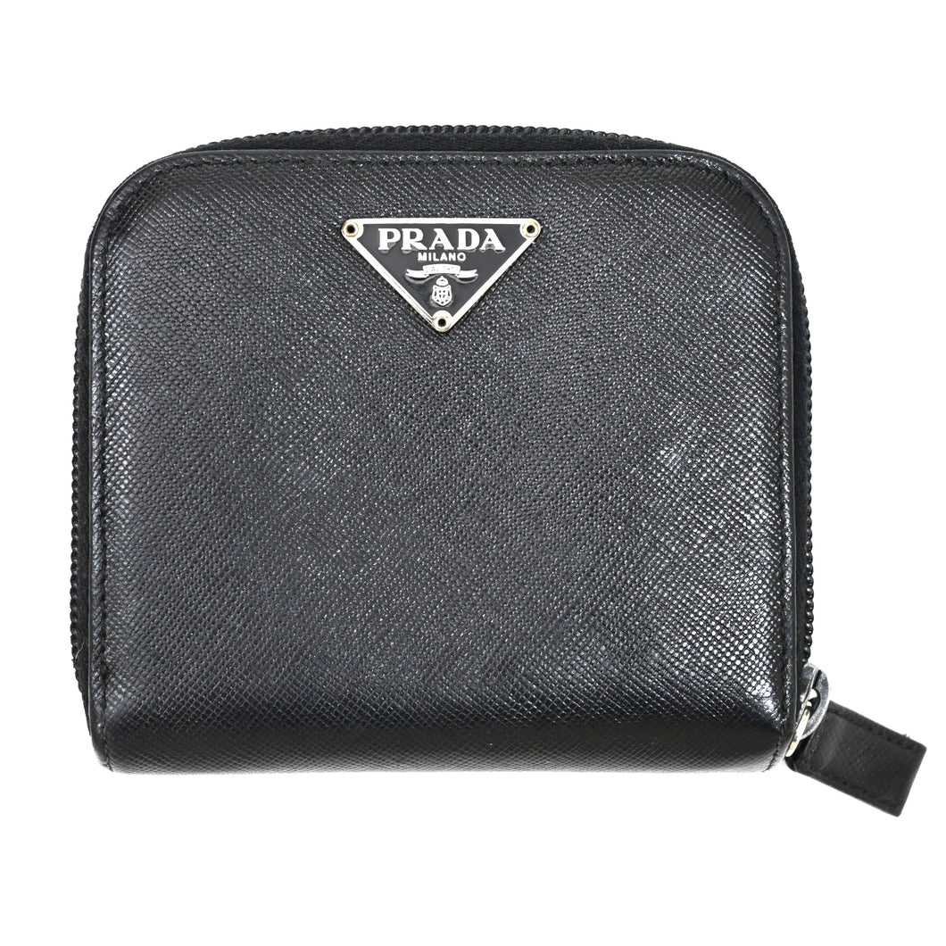 *PRADA Prada Safiano Bi -fold Wallet Wallet P43345V