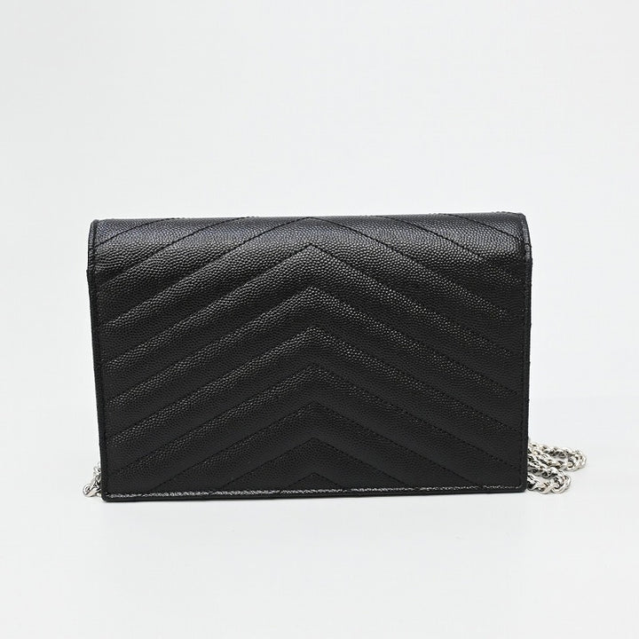 SAINT LAURENT PARIS ショルダーバッグ 2WAY チェーンウォレット　 カサンドラ エンベロープ チェーンウォレット