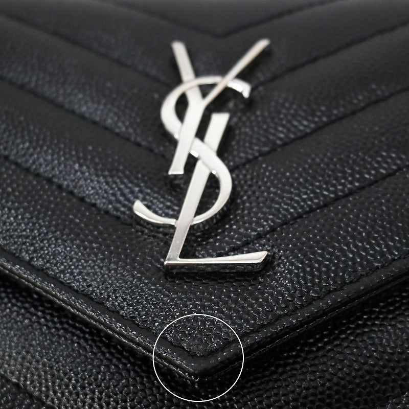 SAINT LAURENT PARIS ショルダーバッグ 2WAY チェーンウォレット　 カサンドラ エンベロープ チェーンウォレット