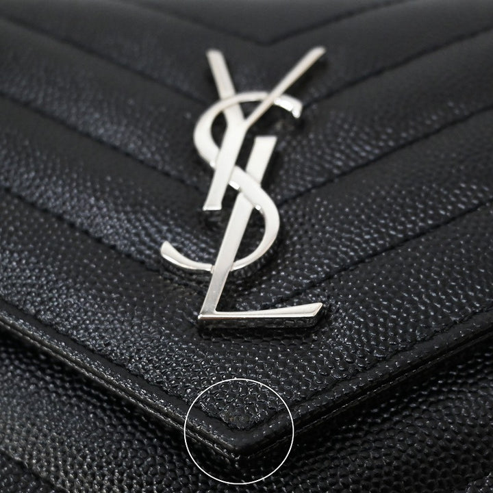 SAINT LAURENT PARIS ショルダーバッグ 2WAY チェーンウォレット　 カサンドラ エンベロープ チェーンウォレット