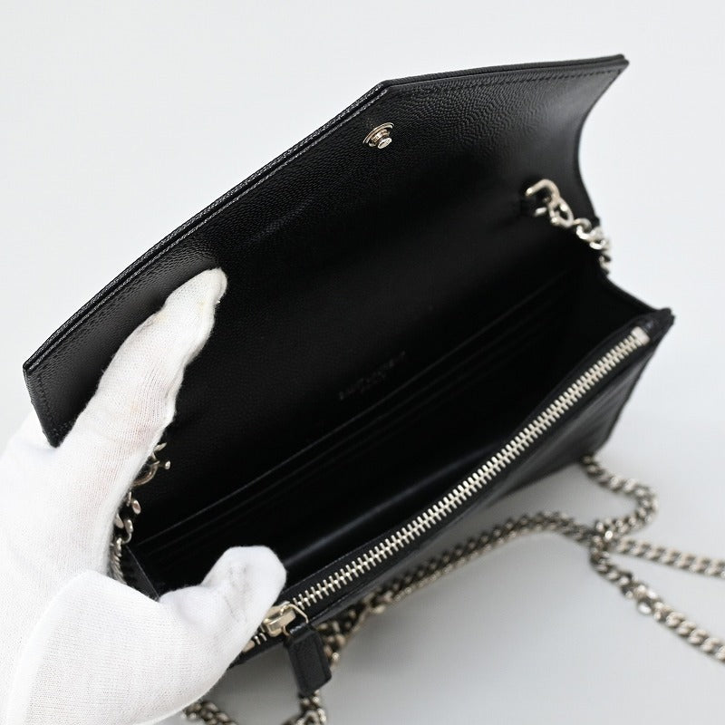 SAINT LAURENT PARIS ショルダーバッグ 2WAY チェーンウォレット　 カサンドラ エンベロープ チェーンウォレット