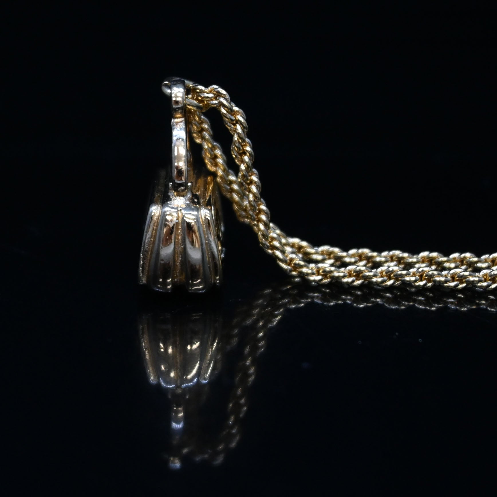 ChristianDIOR Christian Dior? Bag motif necklace P43353V – VINTAGE