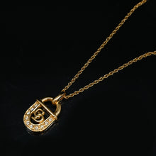 Load image into Gallery viewer, ChristiANDIOR Christian Dior? Paddrop Rock motif necklace P43351V
