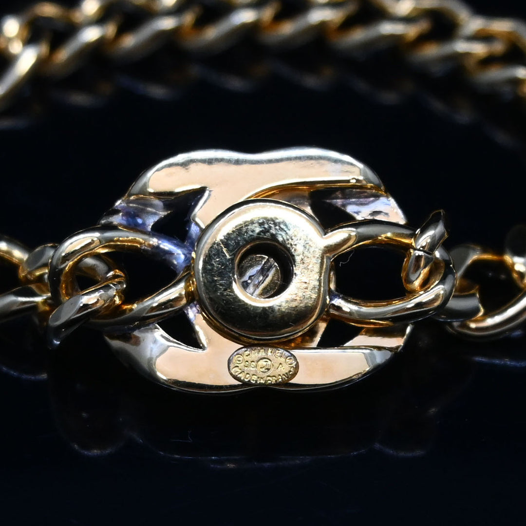 CHANEL Chanel Turn Lock Rhinestone bracelet P43405V