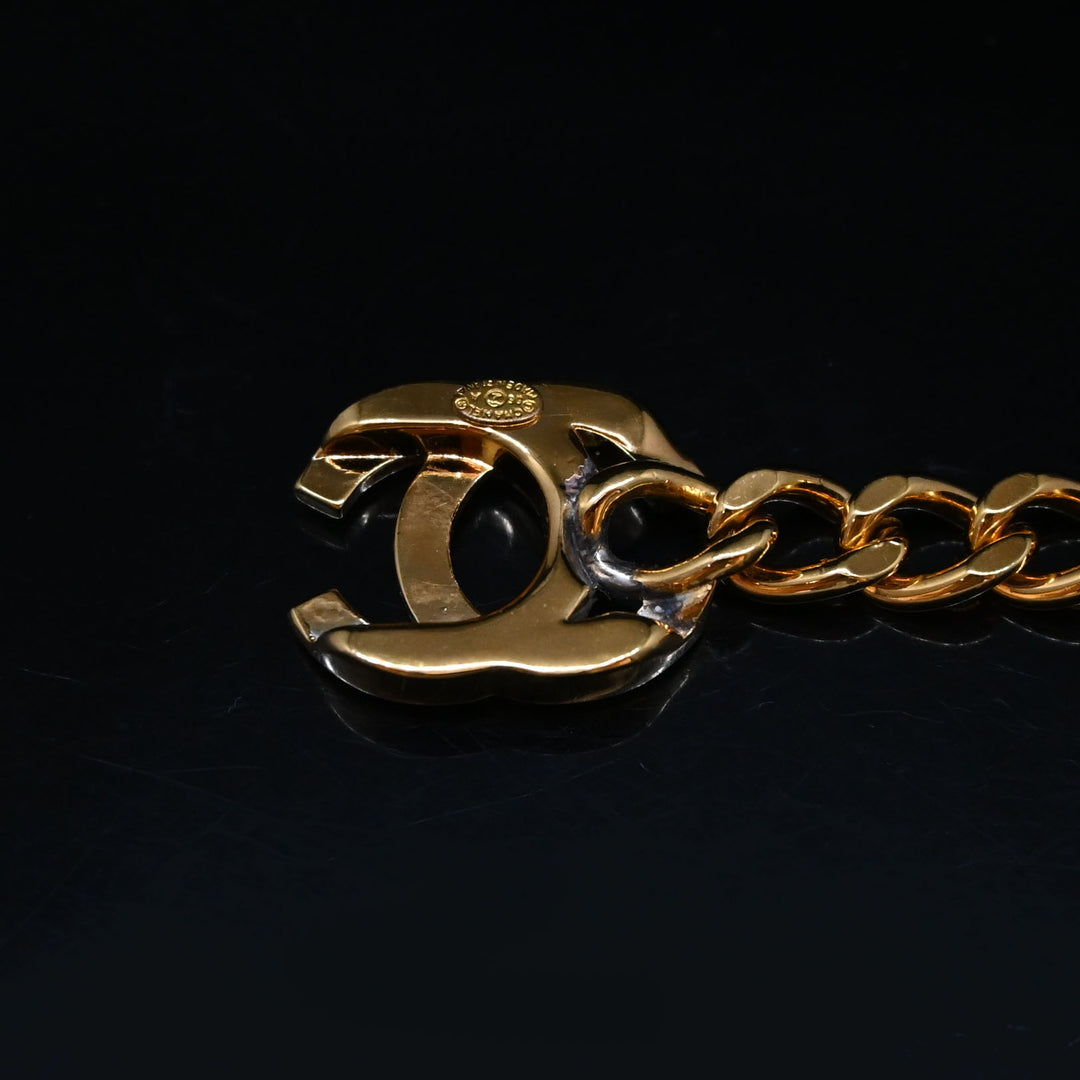 CHANEL Chanel Turn Lock Rhinestone bracelet P43405V