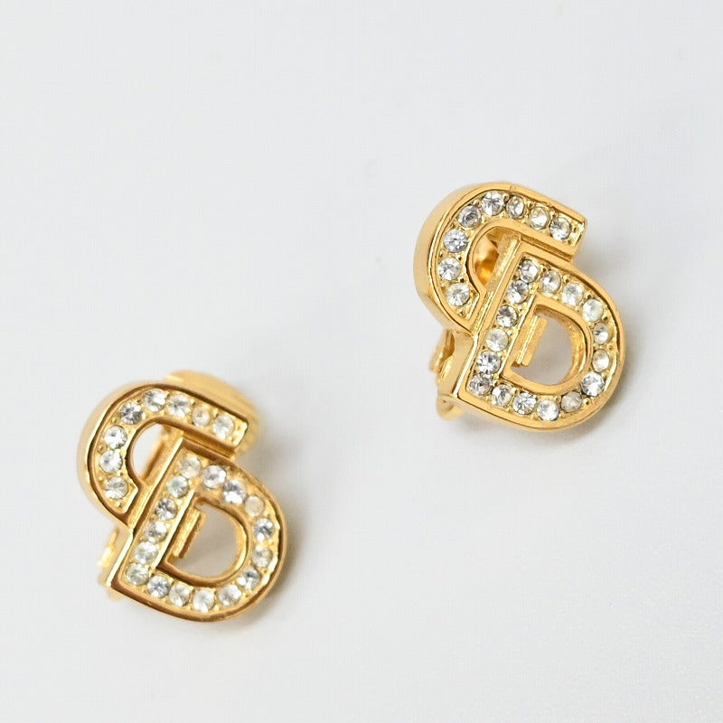 Christian Dior イヤリング CDロゴ 80s