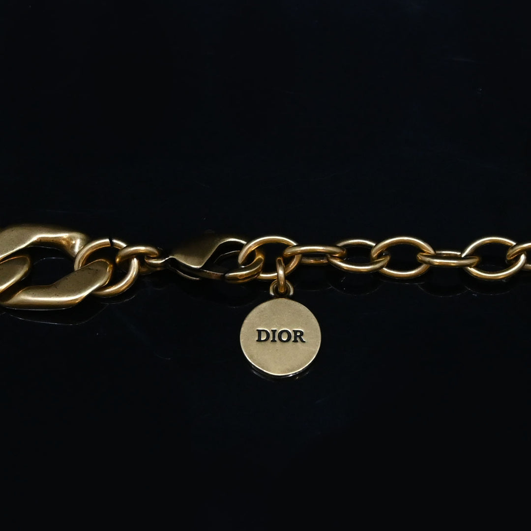 ChristianDIOR Christian Dior CD ICON Chain Link Kihei Chain Necklace P43415V