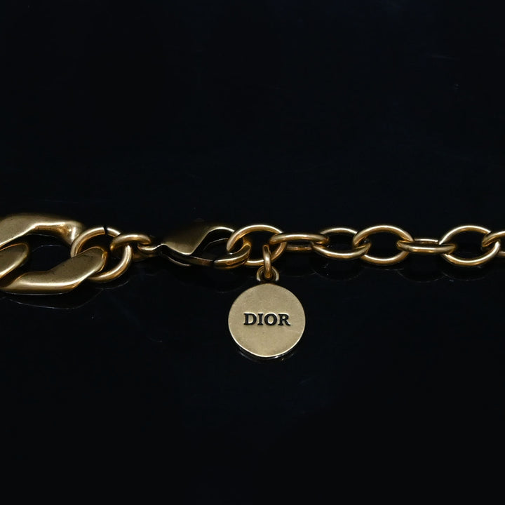 ChristianDIOR Christian Dior CD ICON Chain Link Kihei Chain Necklace P43415V