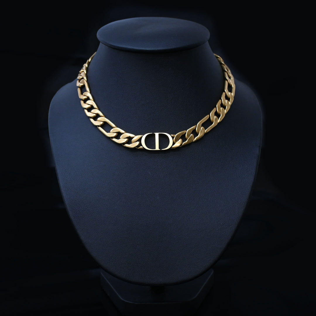 ChristianDIOR Christian Dior CD ICON Chain Link Kihei Chain Necklace P43415V