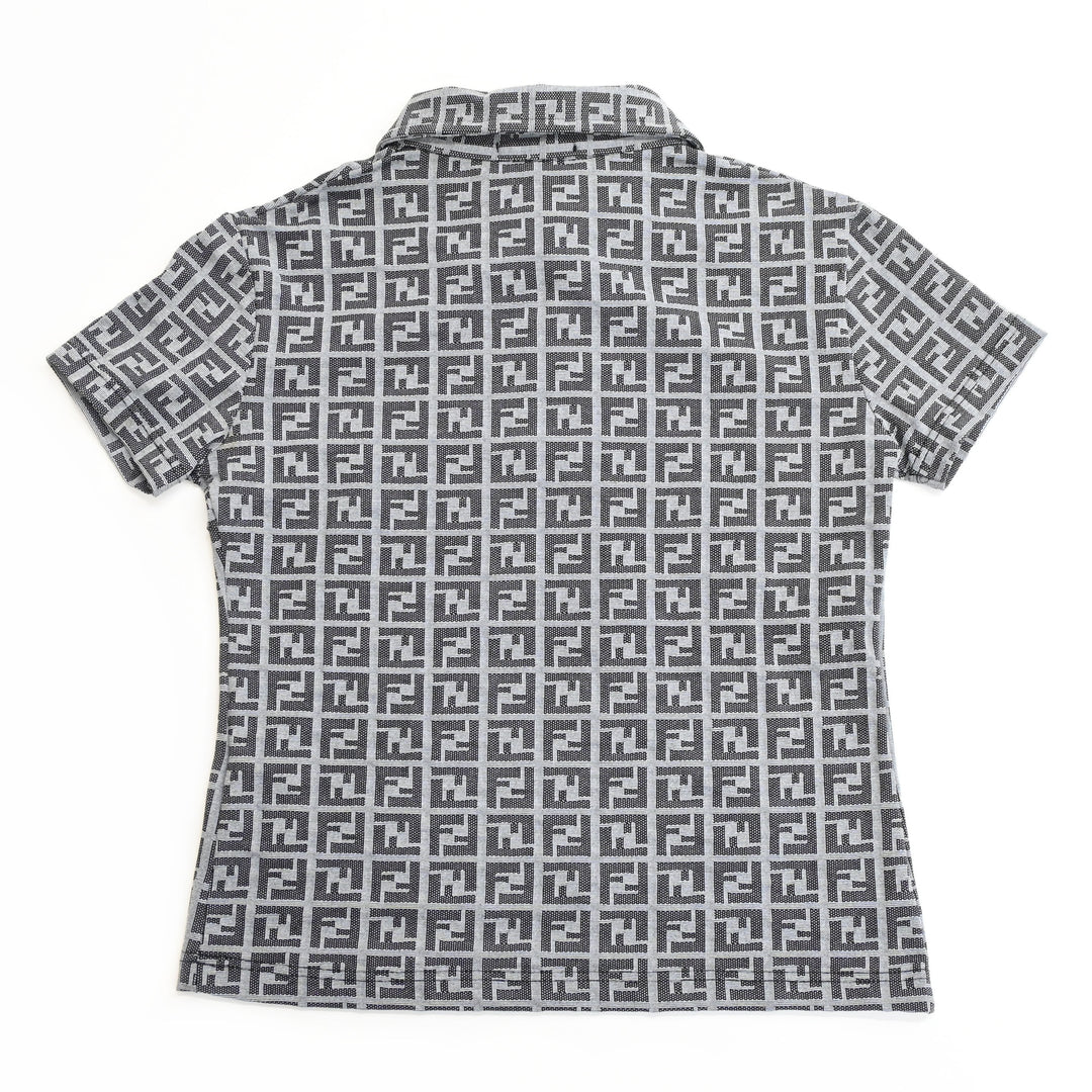 Fendi Fendi Zukka 패턴 모노그램 폴로 셔츠 P43428V