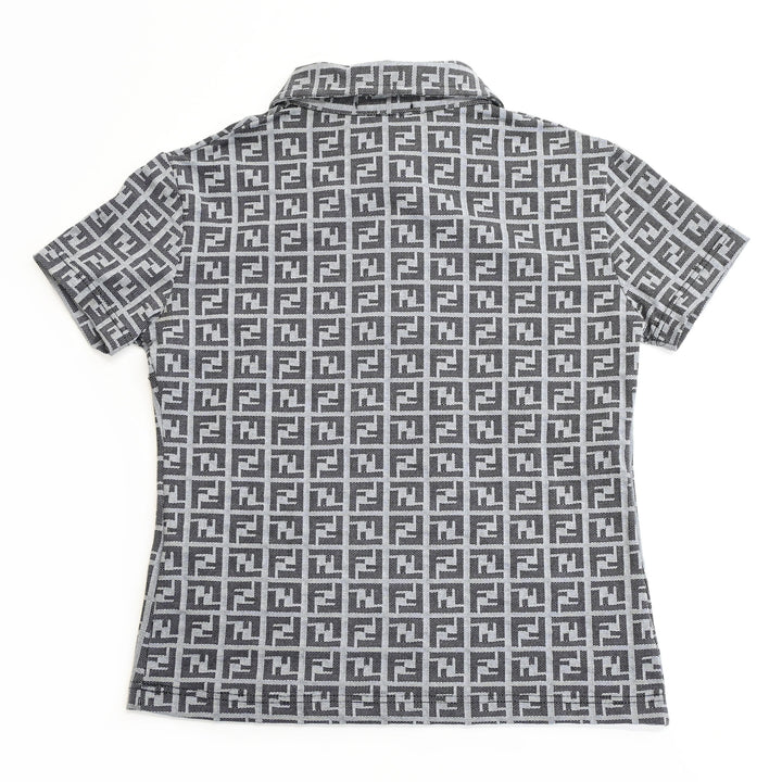 Fendi Fendi Zukka 패턴 모노그램 폴로 셔츠 P43428V