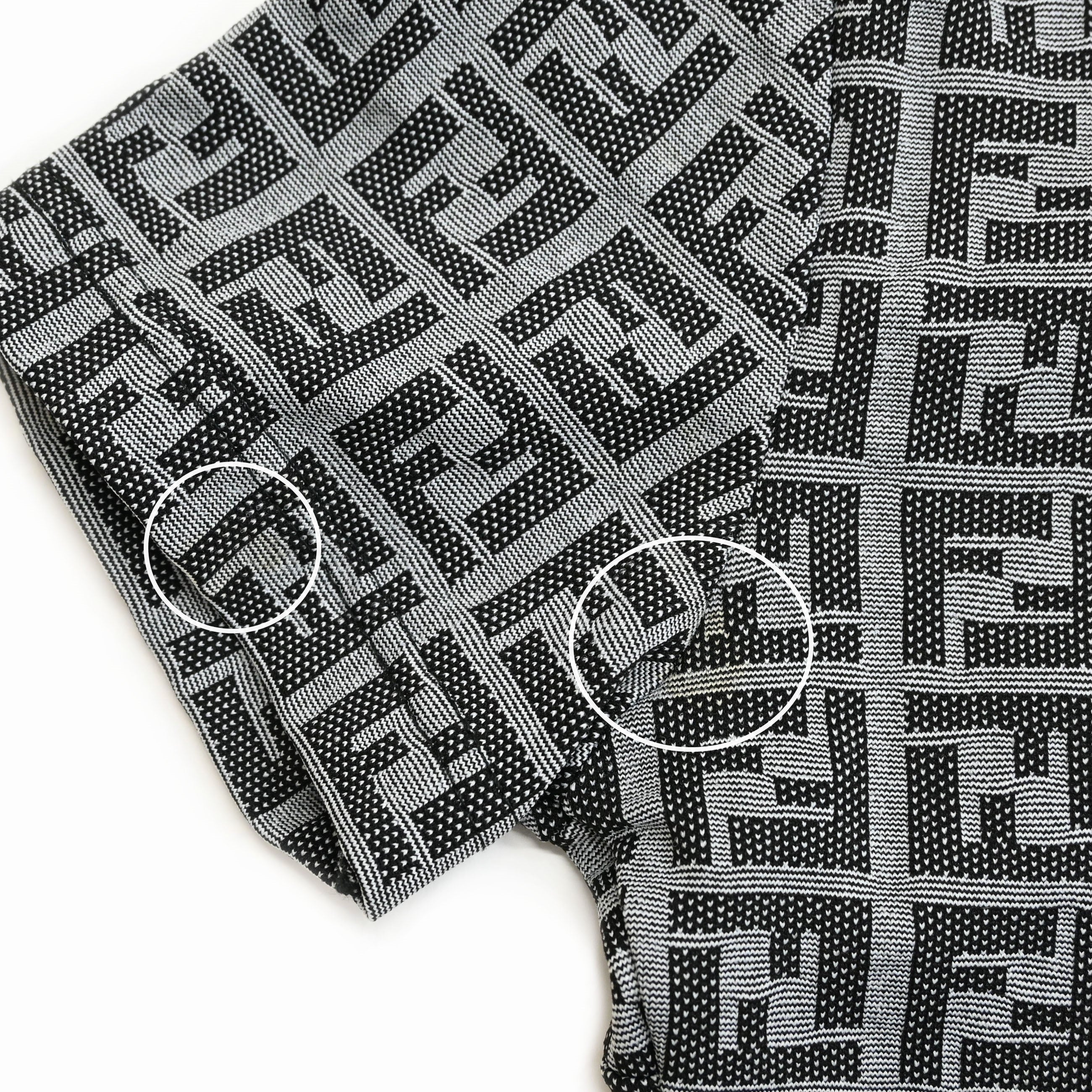 FENDI『フェンディ』ヴィンテージ FFモノグラム ポロシャツ C (やや傷や汚れあり)】【ヴィンテージ】フェンディ FENDI ポロシャツ