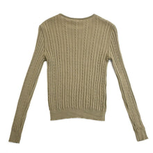 Load image into Gallery viewer, ChristianDIOR Christian Dior cable knitting Sweater P43429V
