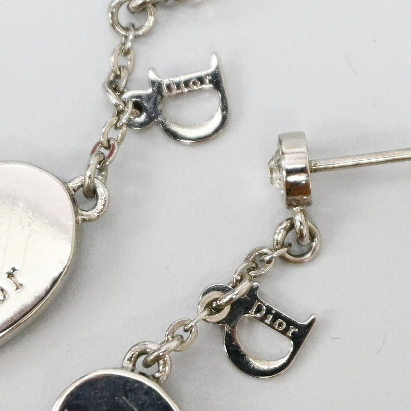 Christian Dior ピアス ハート ロゴチェーン 00s