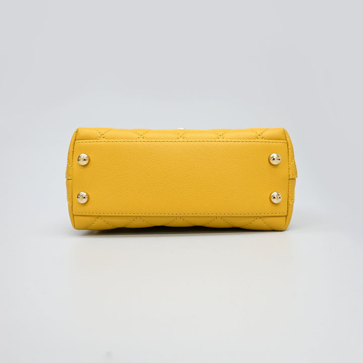 Chanel Matelasse Coco手柄XXS连锁肩袋P44978V