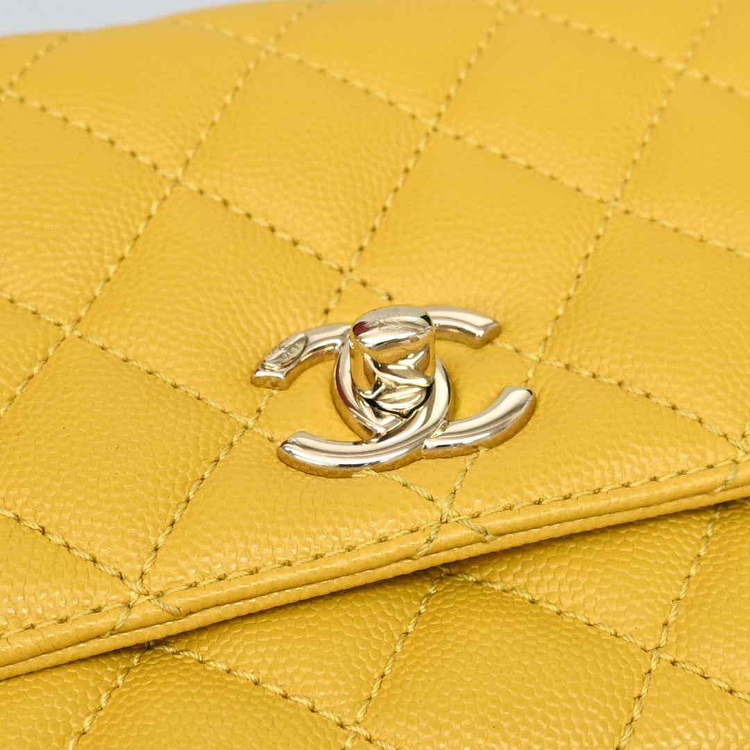 Chanel Matelasse Coco手柄XXS连锁肩袋P44978V
