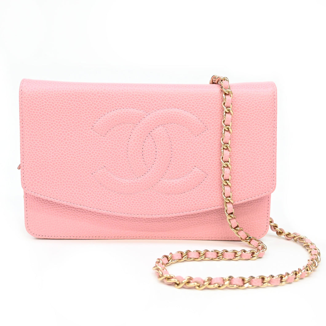 CHANEL Chanel Chain Wallet Dekakoco Mark Wallet P43417V