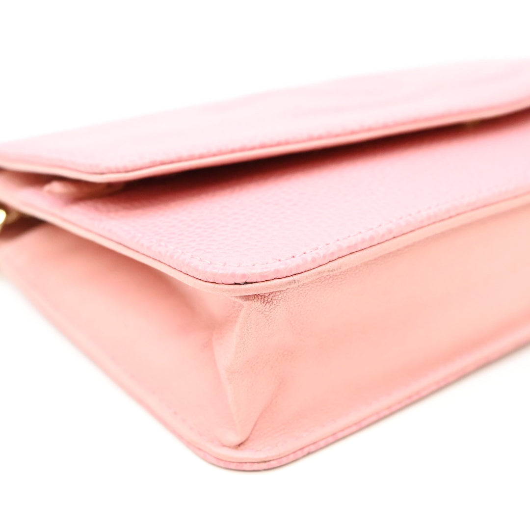 *CHANEL シャネル チェーンウォレット デカココマーク 財布  P43417V