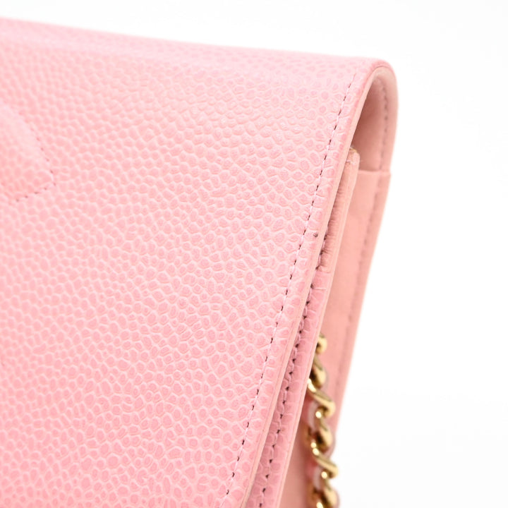*CHANEL シャネル チェーンウォレット デカココマーク 財布  P43417V