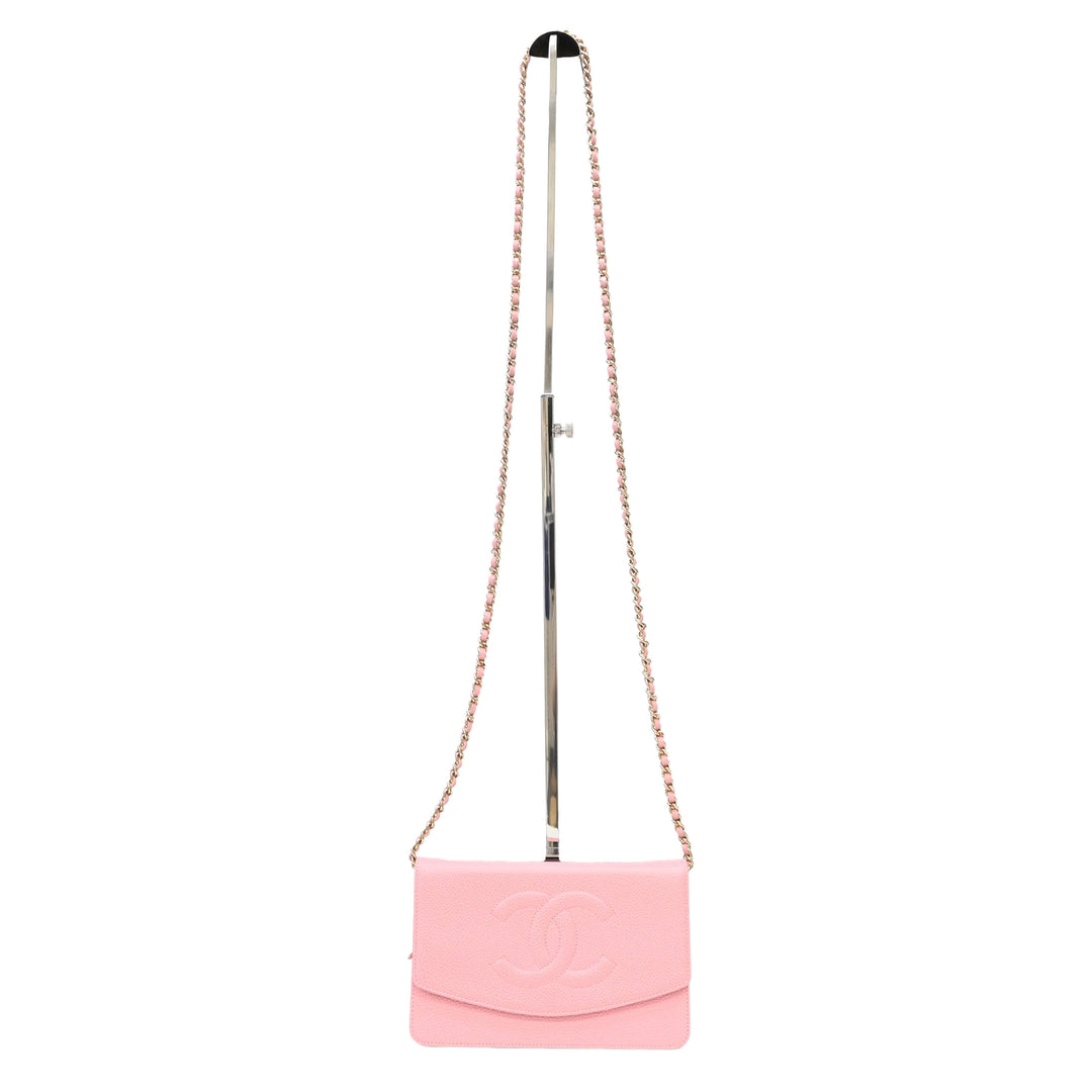 *CHANEL シャネル チェーンウォレット デカココマーク 財布  P43417V
