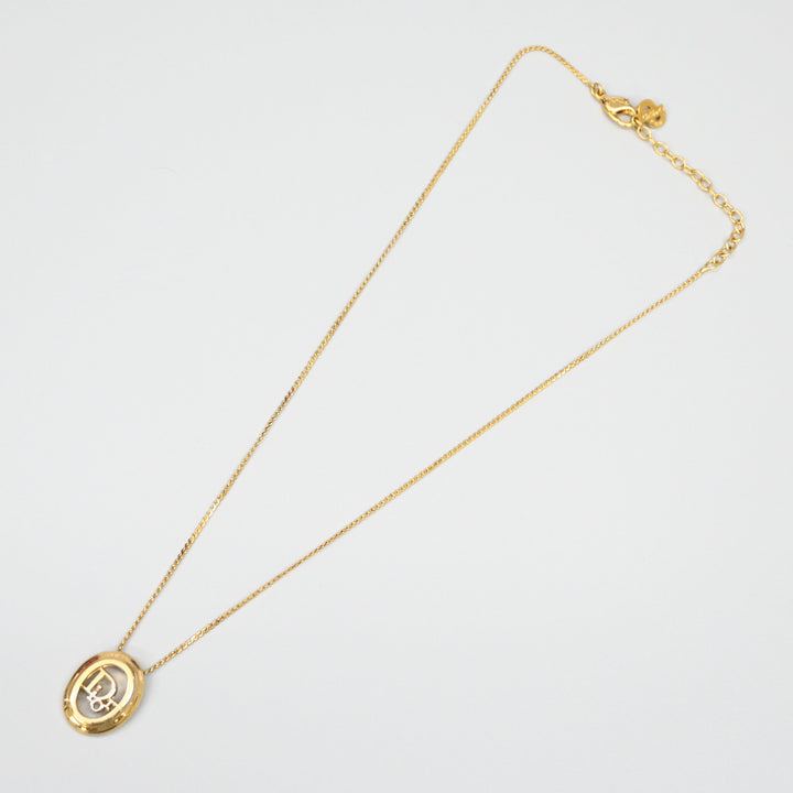 ChristianDIOR Christian Dior? Logo necklace P43439V