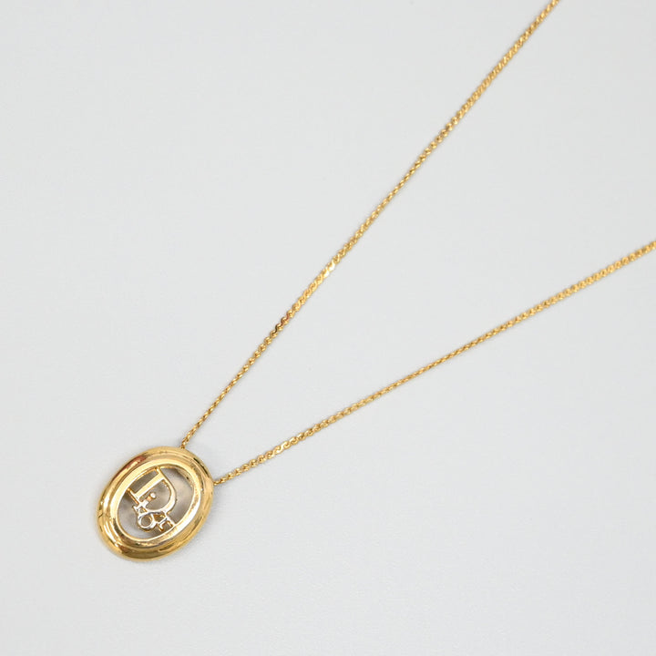 ChristianDIOR Christian Dior? Logo necklace P43439V