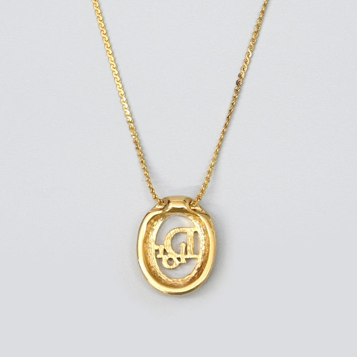 ChristianDIOR Christian Dior? Logo necklace P43439V