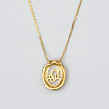 Load image into Gallery viewer, ChristianDIOR Christian Dior? Logo necklace P43439V
