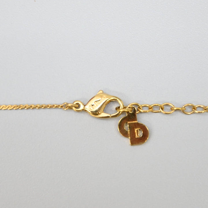 ChristianDIOR Christian Dior? Logo necklace P43439V