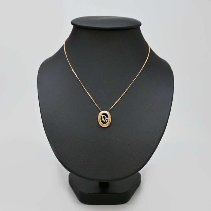 ChristianDIOR Christian Dior? Logo necklace P43439V