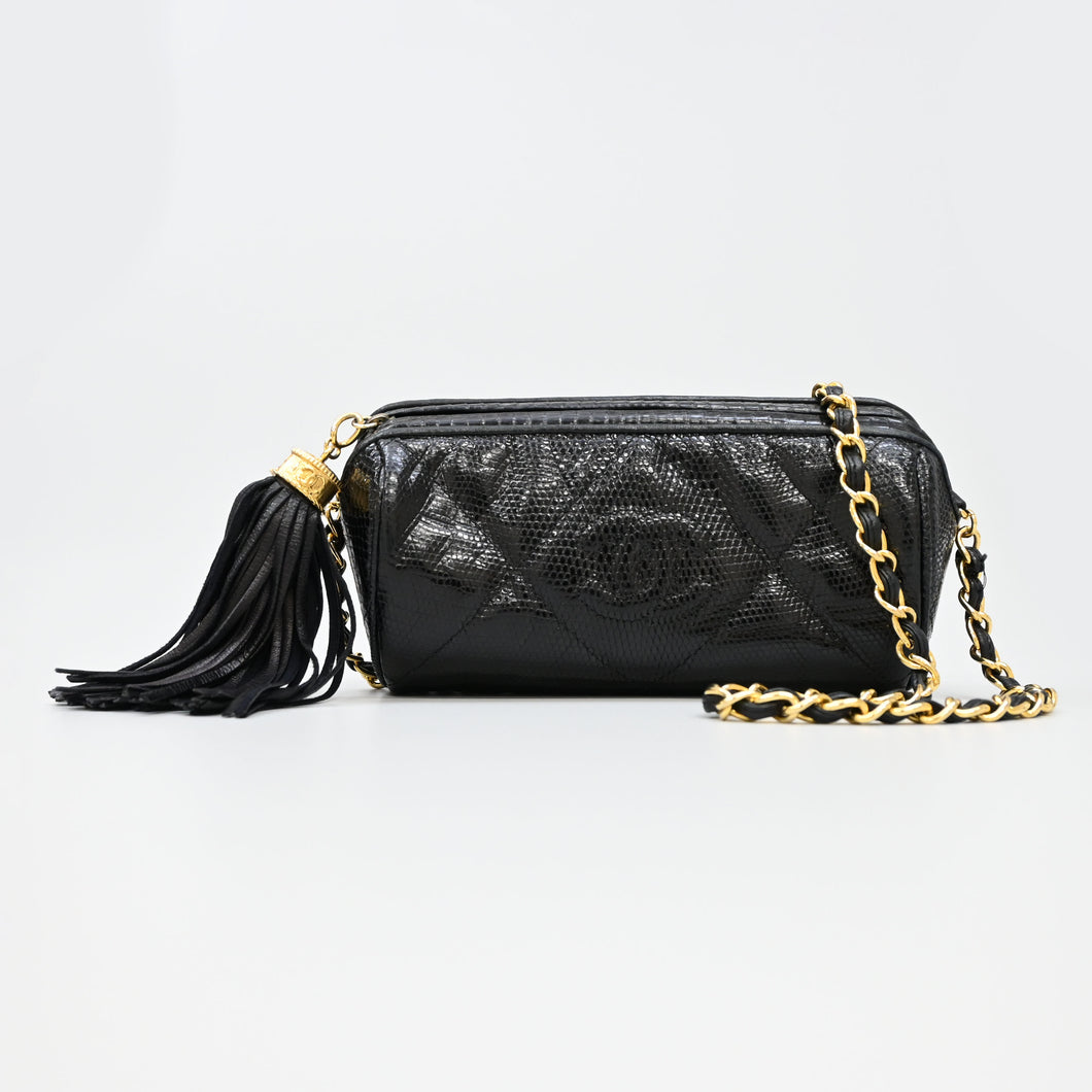 CHANEL Chanel?Matelasse Tassel chain shoulder bag P43436V