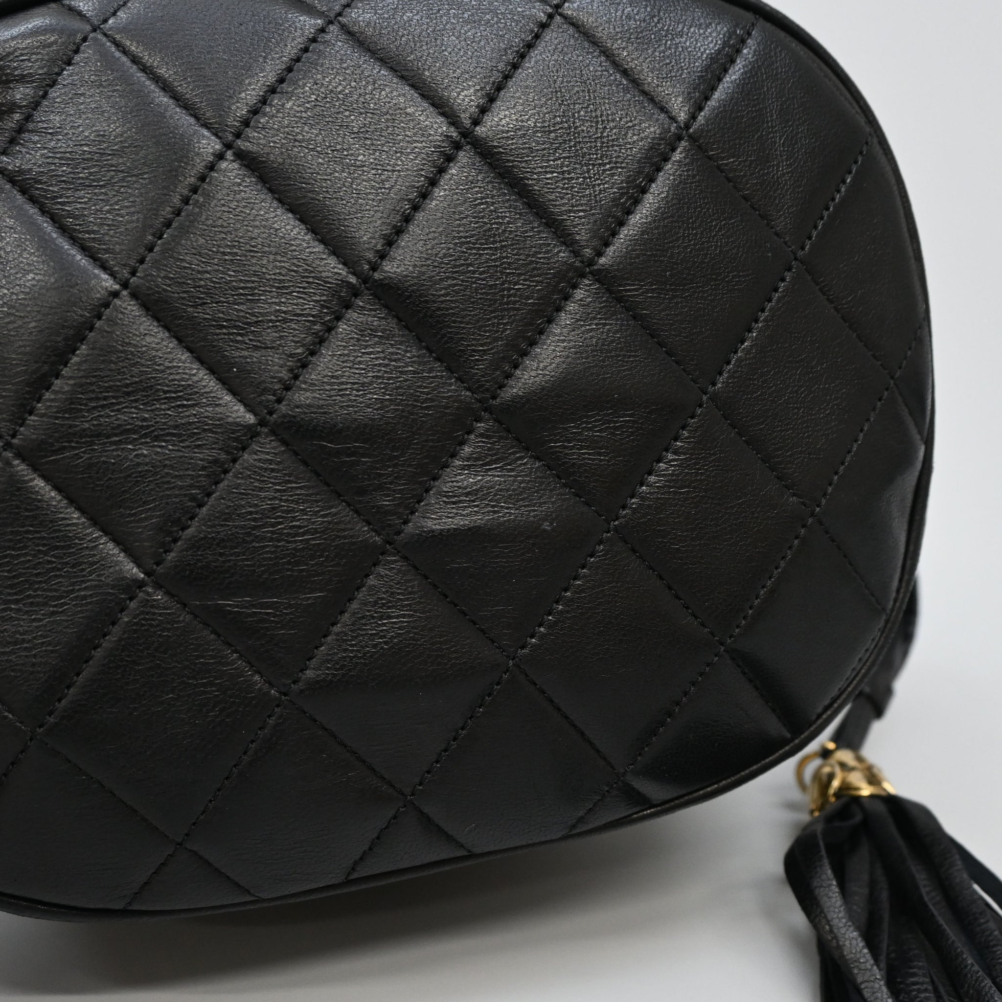 CHANEL シャネル マトラッセ 巾着 チェーンショルダーバッグ