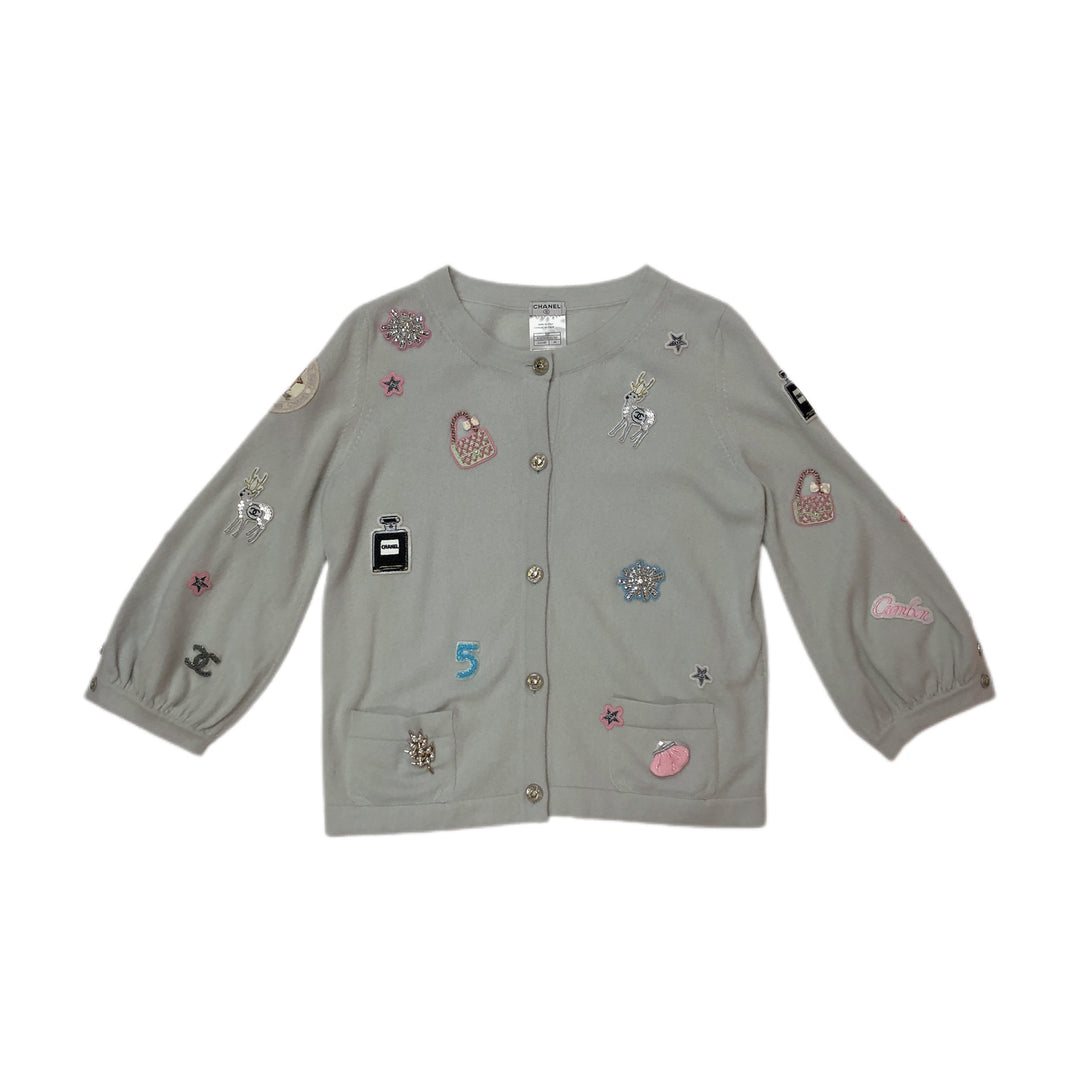 *CHANEL 샤넬 P32745 08P 가디건