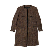 Load image into Gallery viewer, * Chanel Long Coat Tweed
