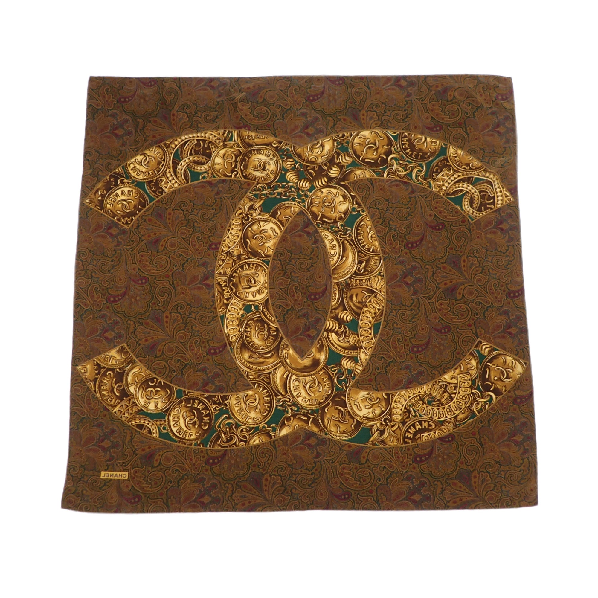 シャネル　スカーフ　CHANEL scarf CHANEL シャネル スカーフ – VINTAGE SELECT SHOP MAISON DE VII