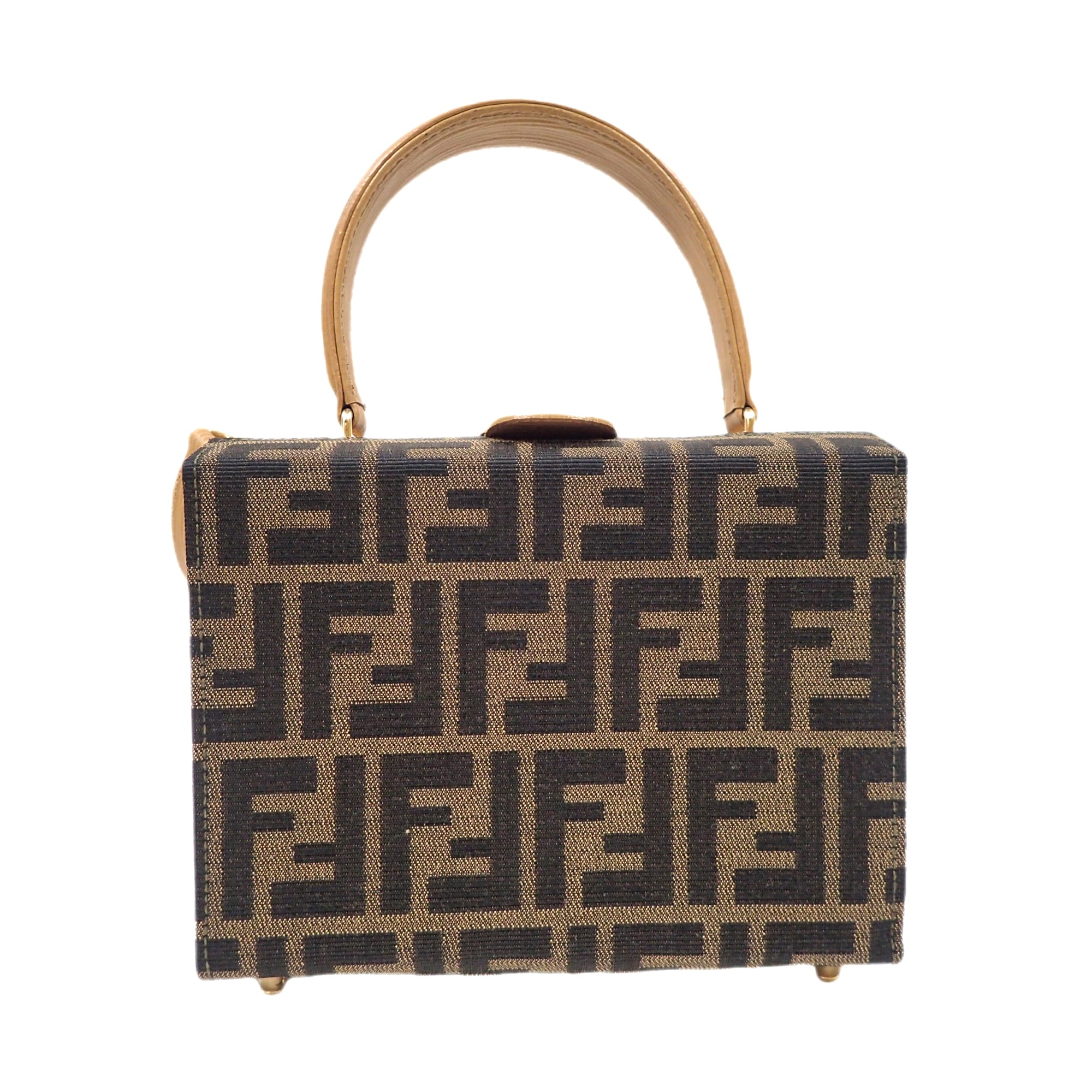 FENDI フェンディ ズッカ柄 モノグラム バニティバッグ