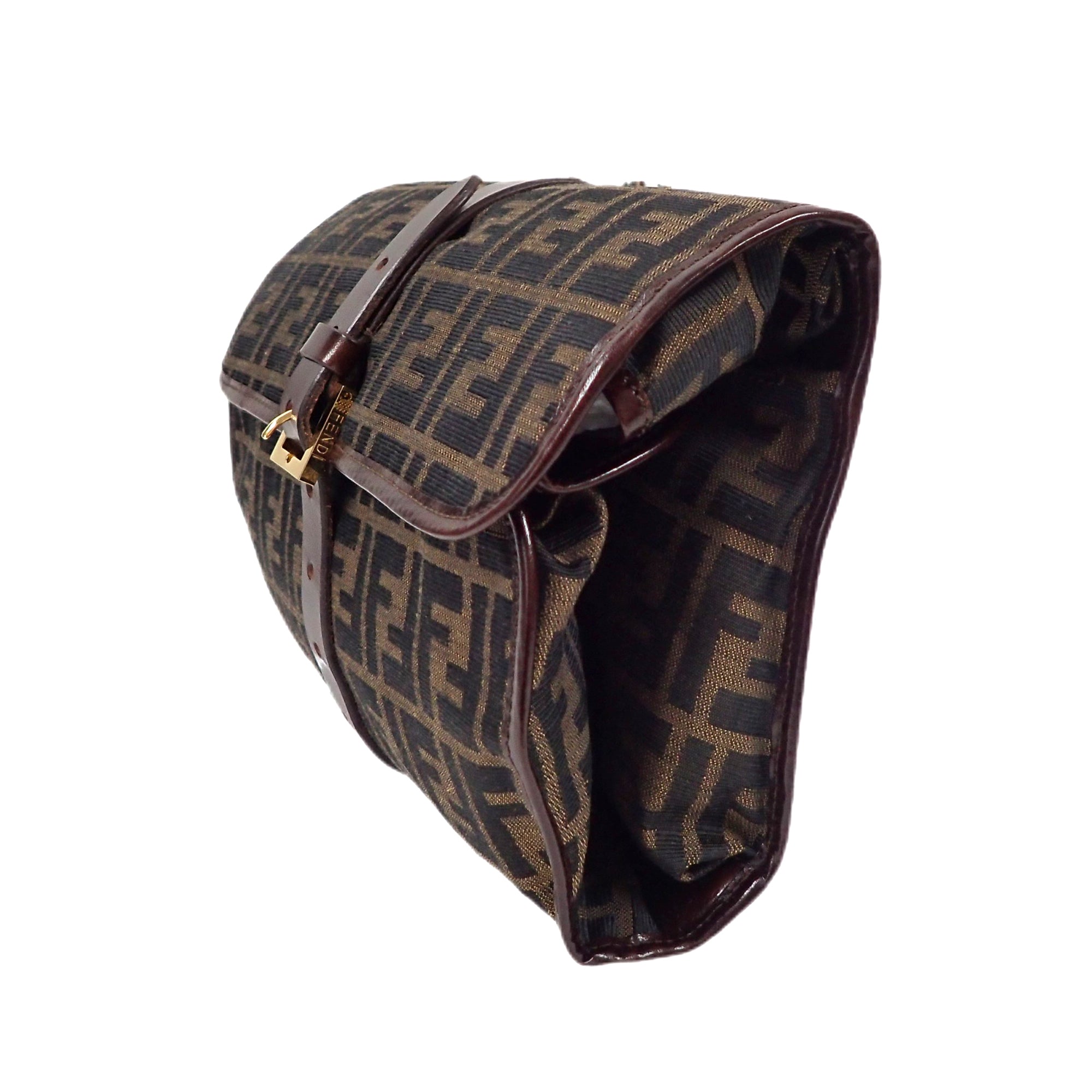 FENDI フェンディ ズッカ柄 モノグラム クラッチバッグ – VINTAGE