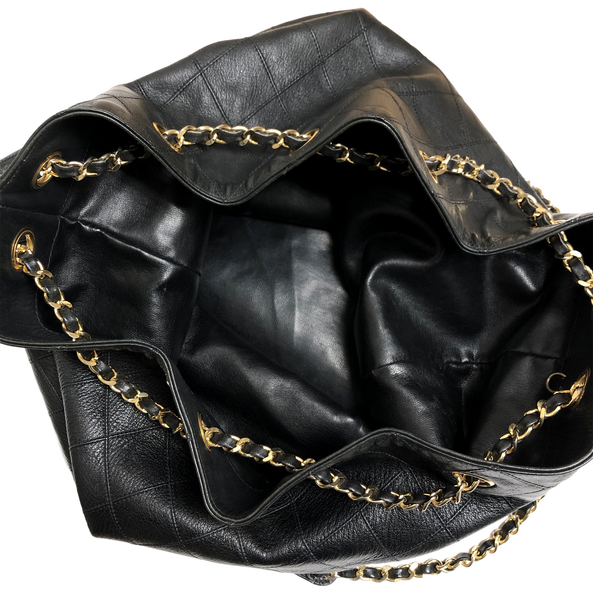 CHANEL シャネル マトラッセ 巾着 チェーンショルダーバッグ – VINTAGE