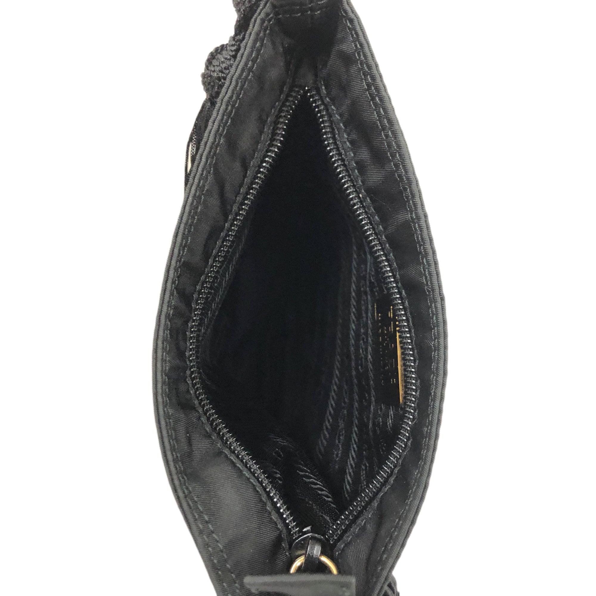 PRADA ハンドバッグ ブラウン ビーズ刺繍 タッセル2つ付き PRADA プラダ ショルダーバッグ ビーズ刺繍 タッセル – VINTAGE