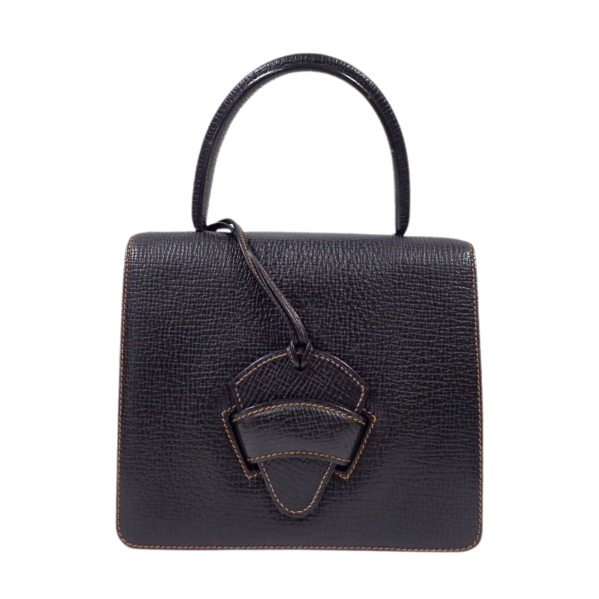 LOEWE ロエベ バルセロナ ハンドバッグ ヴィンテージ 希少デザイン LOEWE ロエベ バルセロナ ハンドバッグ ヴィンテージ 希少